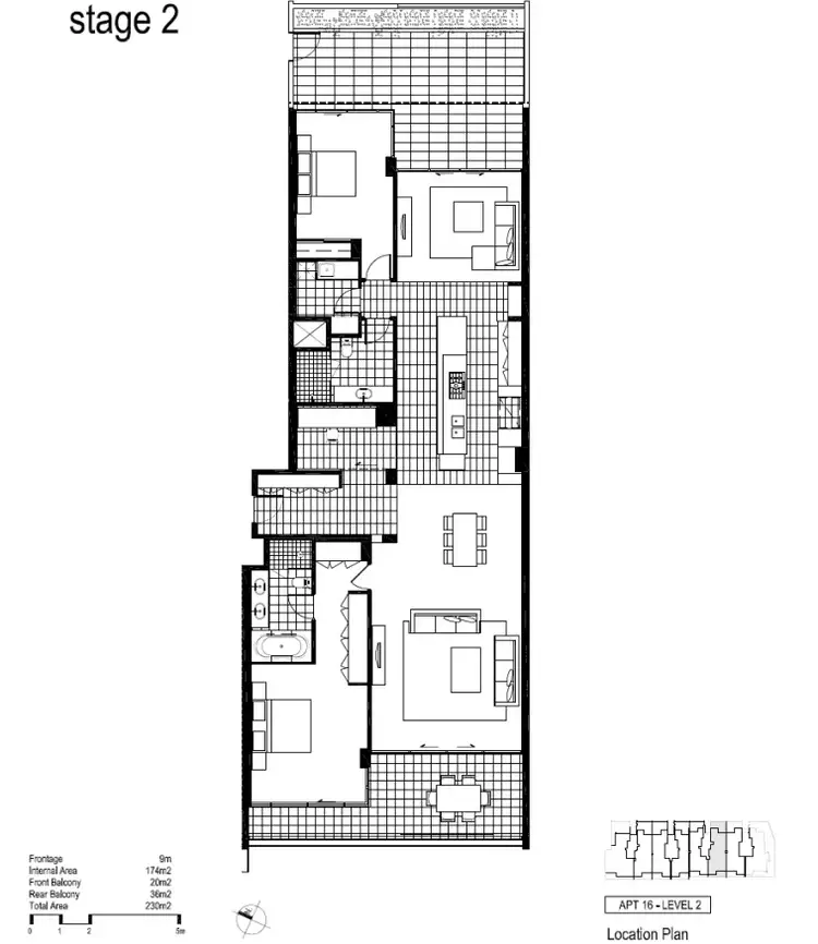 Floorplan of Homely apartment listing, 16/23 Bow River, Burswood WA 6100