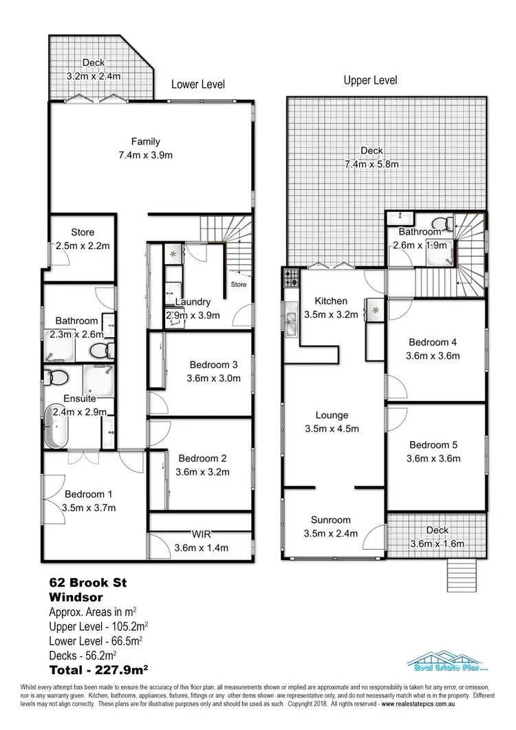 Floorplan of Homely house listing, 62 BROOK STREET, Windsor QLD 4030
