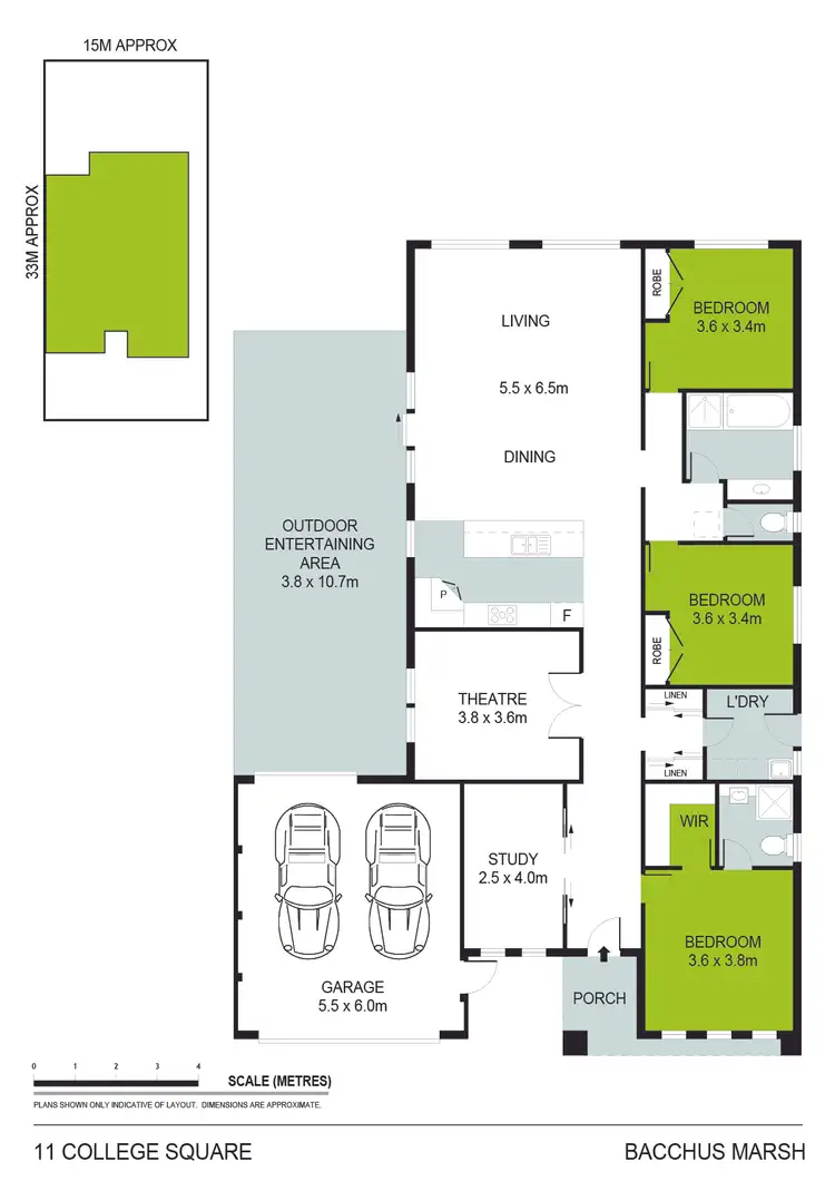 Floorplan of Homely house listing, 11 College Square, Bacchus Marsh VIC 3340