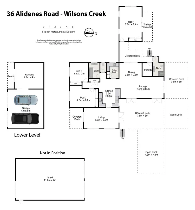 Floorplan of Homely rural property listing, 36 Alidenes Rd, Mullumbimby NSW 2482
