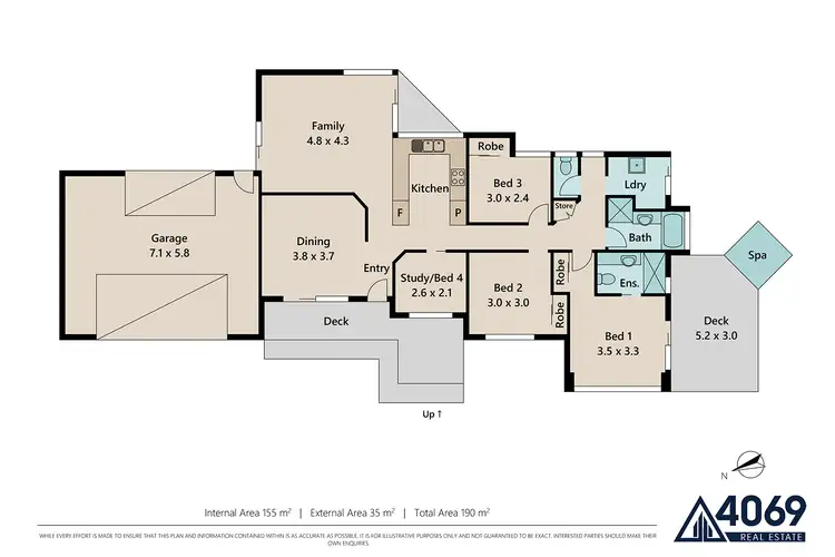 Floorplan of Homely house listing, 15 Lairg Street, Kenmore QLD 4069