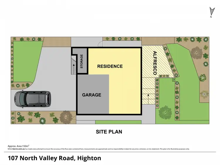 Floorplan of Homely house listing, 107 North Valley Road, Highton VIC 3216