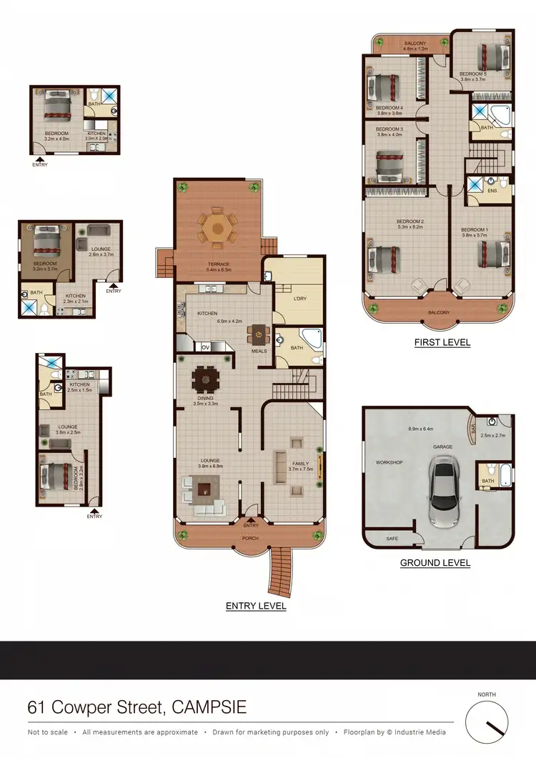 Floorplan of Homely house listing, 61 Cowper Street, Campsie NSW 2194