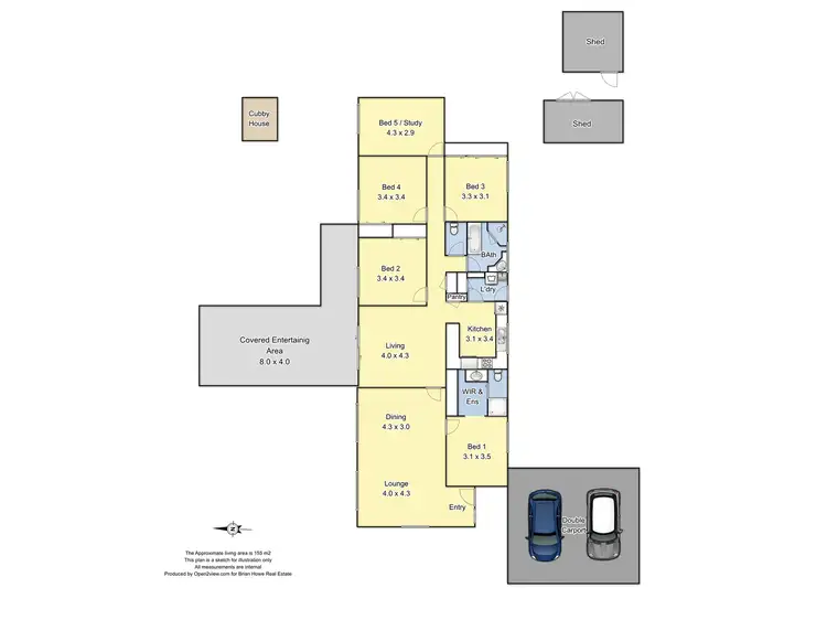 Floorplan of Homely house listing, 14 Kurrajong Court, Benalla VIC 3672