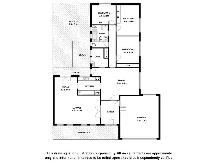 Floorplan of Homely house listing, 15 Sunnyside Drive, Mount Gambier SA 5290