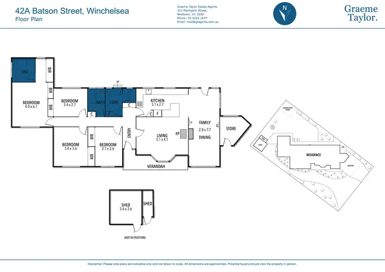 Floorplan of Homely house listing, 42A Batson Street, Winchelsea VIC 3241