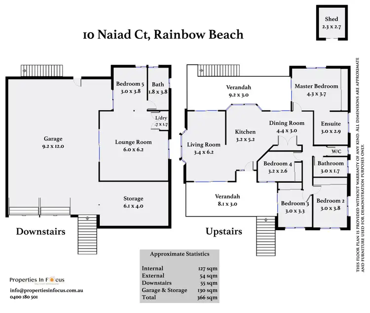 Floorplan of Homely house listing, 10 Naiad Court, Rainbow Beach QLD 4581