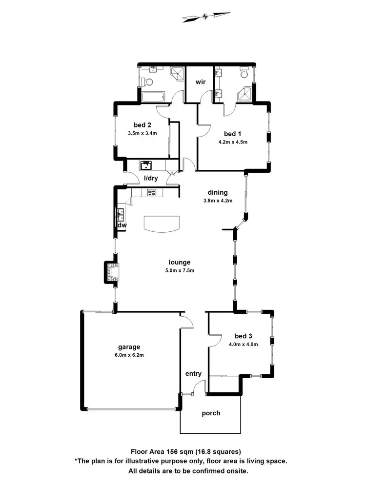 Floorplan of Homely townhouse listing, 7/3 Paddington Terrace, Berwick VIC 3806