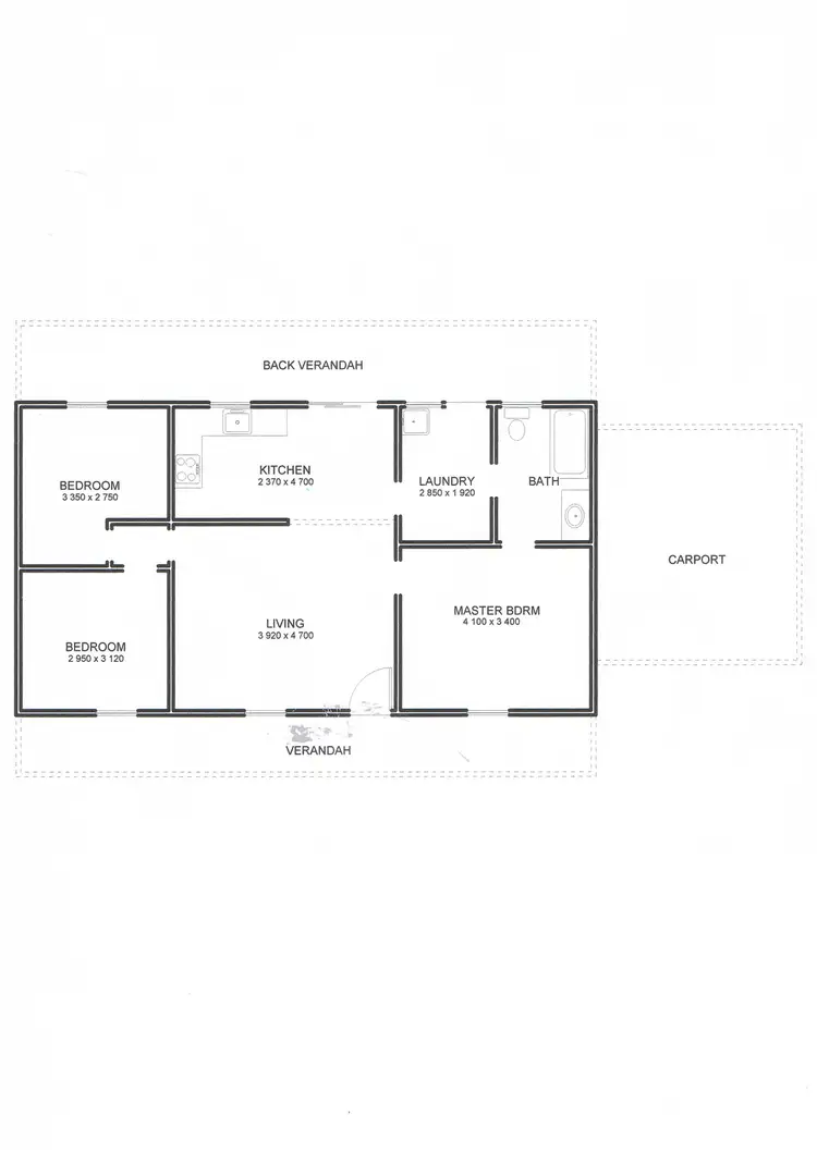 Floorplan of Homely unit listing, 6/4 JUNCTION ROAD, Littlehampton SA 5250