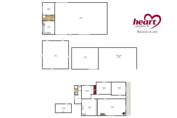Floorplan of Homely rural property listing, 549 Seaspray Road, Longford VIC 3851