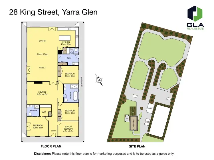 Floorplan of Homely house listing, 28 King Street, Yarra Glen VIC 3775