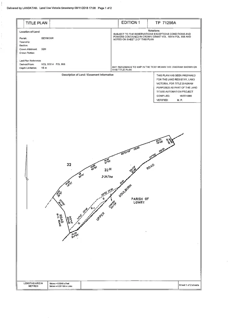 Floorplan of Homely rural property listing, 35 UPPER GOULBURN ROAD, Tallarook VIC 3659