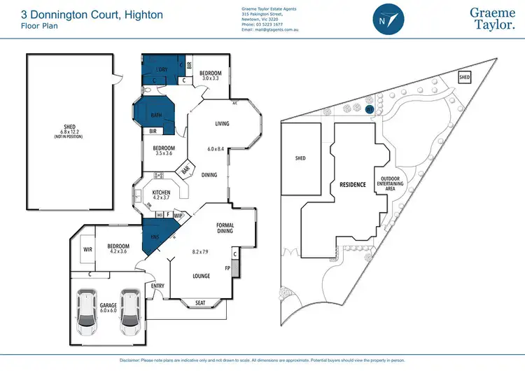 Floorplan of Homely house listing, 3 Donnington Court, Highton VIC 3216