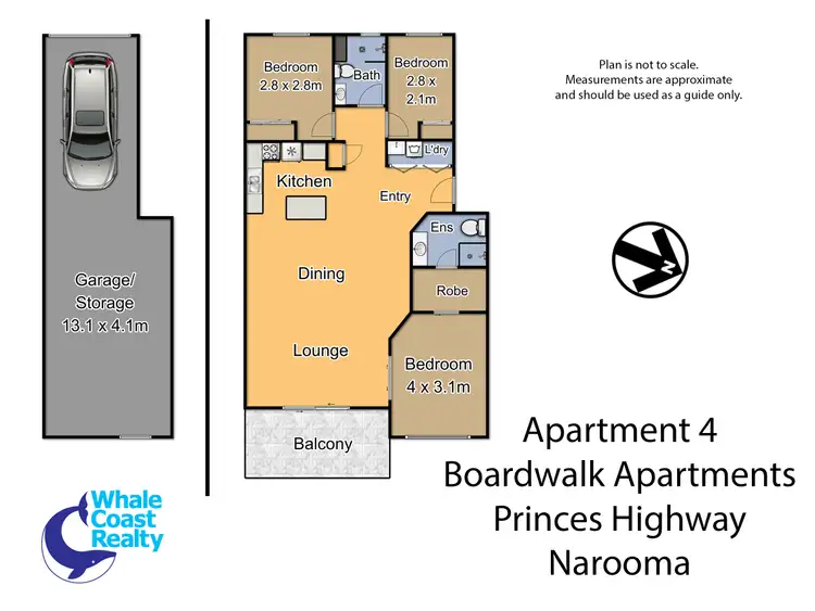 Floorplan of Homely apartment listing, 4/4-6 Princes Highway, Narooma NSW 2546