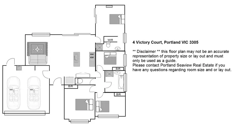 Floorplan of Homely house listing, 4 Victory Court, Portland VIC 3305