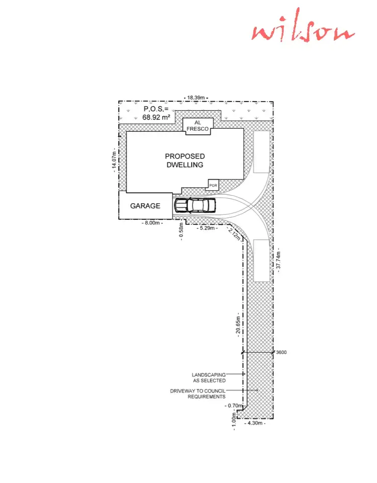 Floorplan of Homely land listing, 4A Edwin Street, Brooklyn Park SA 5032