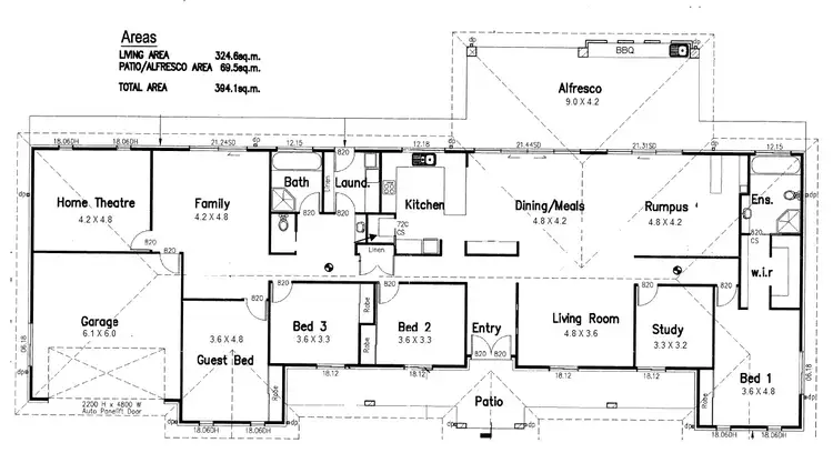 Floorplan of Homely house listing, 57-61 SILVER WATTLE DRIVE, Jimboomba QLD 4280