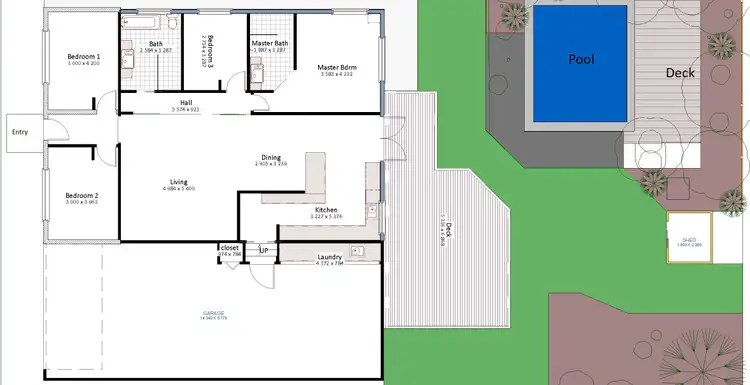Floorplan of Homely house listing, 8 Duignan Street, Whitfield QLD 4870
