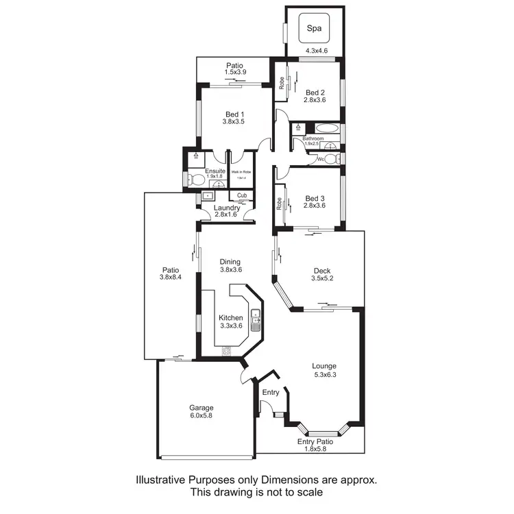 Floorplan of Homely house listing, 4 Treetop Drive, Mount Sheridan QLD 4868