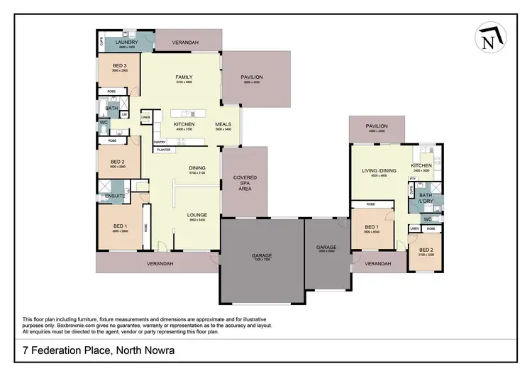 Floorplan of Homely house listing, 7 Federation Place, North Nowra NSW 2541