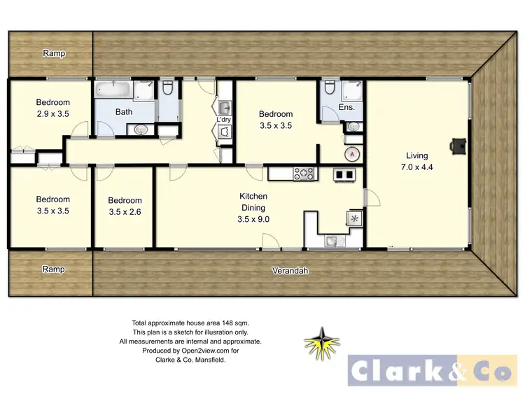 Floorplan of Homely rural property listing, 534 Three Chain Road, Boorolite VIC 3723