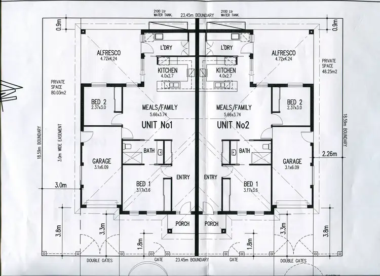 Floorplan of Homely townhouse listing, 524/526 Mcdonald Rd, Lavington NSW 2641