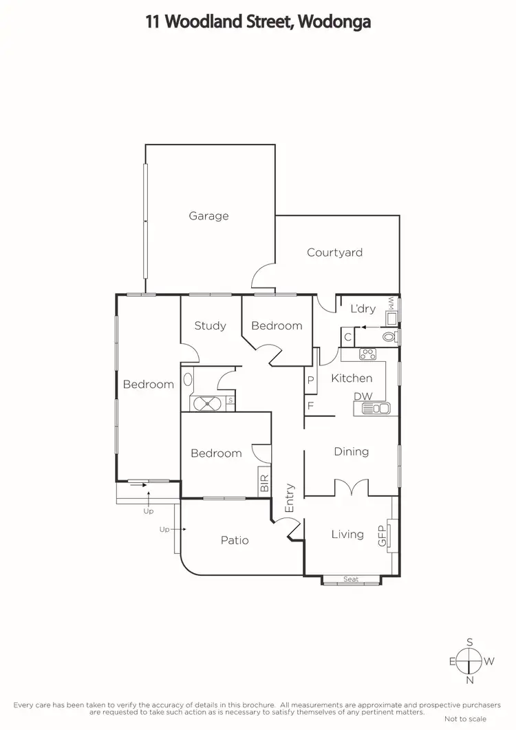 Floorplan of Homely house listing, 1/11 Woodland Street, Wodonga VIC 3690