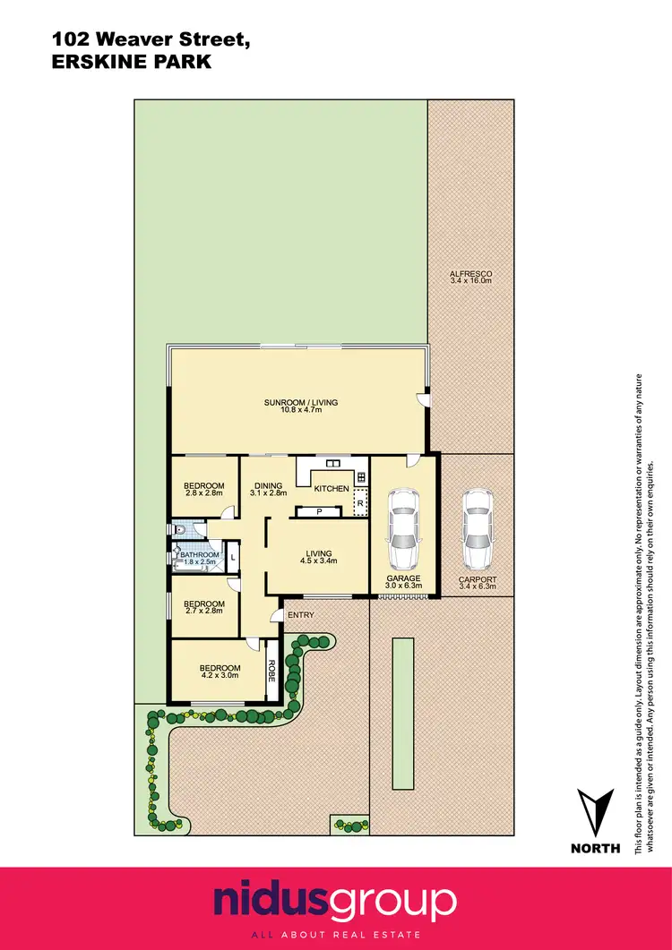 Floorplan of Homely house listing, 102 Weaver Street, Erskine Park NSW 2759