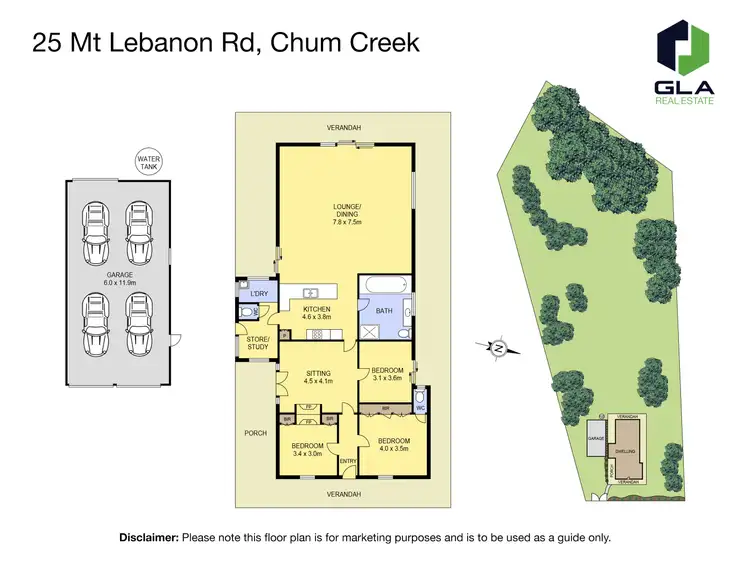 Floorplan of Homely house listing, 25 Mt Lebanon Road, Chum Creek VIC 3777