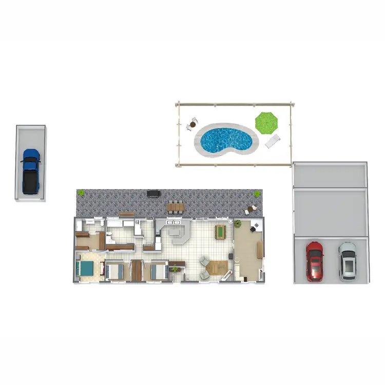 Floorplan of Homely house listing, 20 Auton & Johnson Road, The Caves QLD 4702
