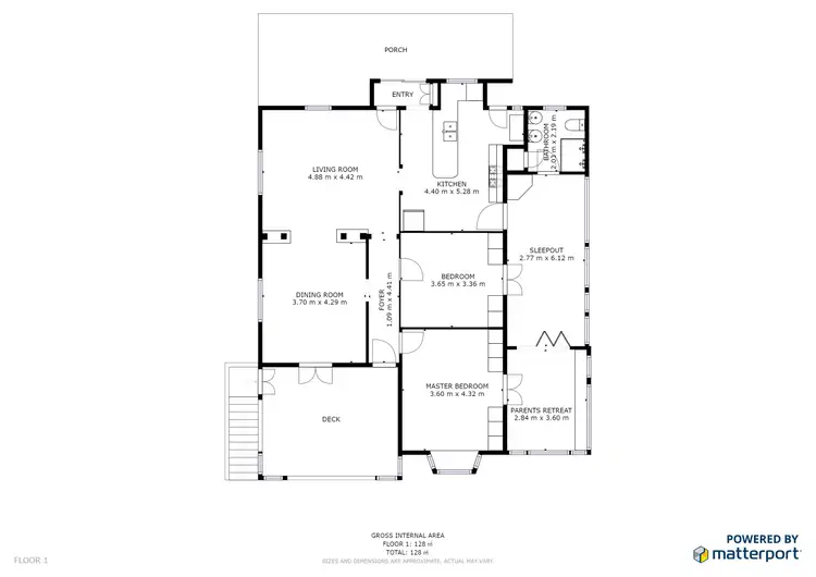 Floorplan of Homely house listing, 8 MACGREGOR STREET, Woodend QLD 4305