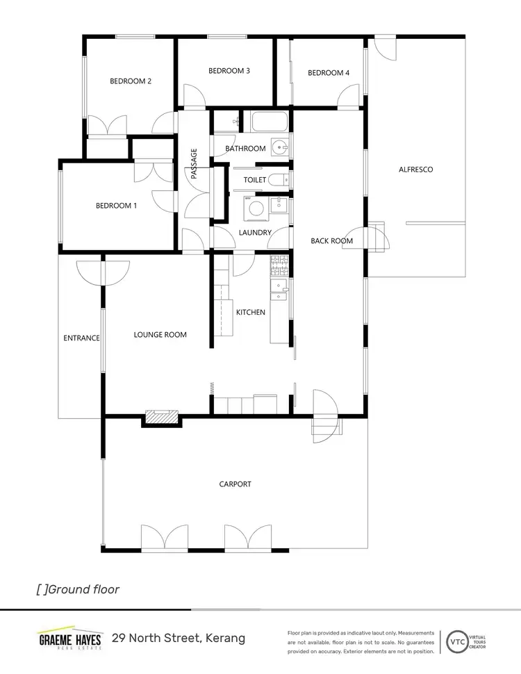Floorplan of Homely house listing, 29 North Street, Kerang VIC 3579