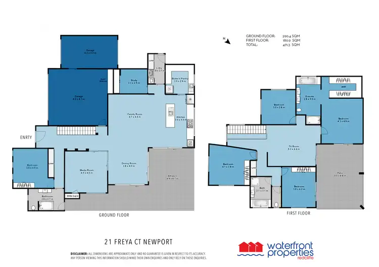 Floorplan of Homely house listing, 21 FREYA COURT, Newport QLD 4020