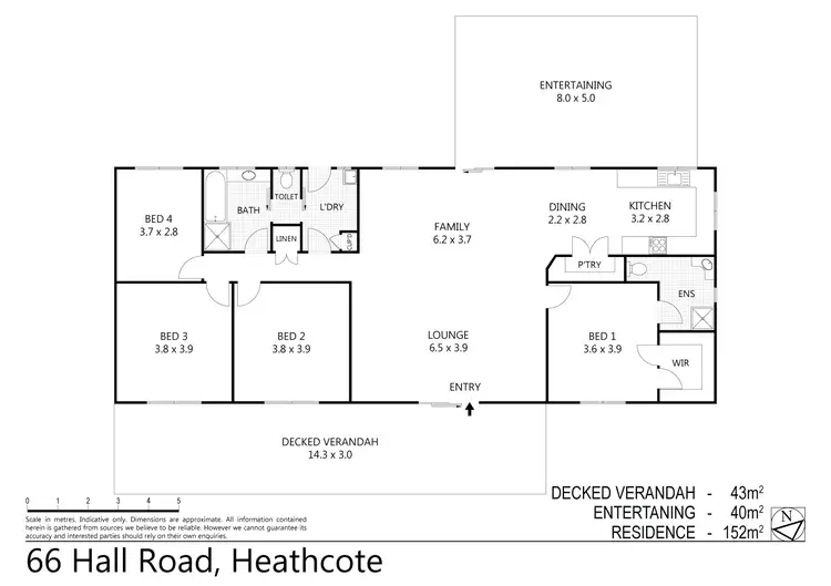 Floorplan of Homely rural property listing, 66 Hall Road, Heathcote VIC 3523