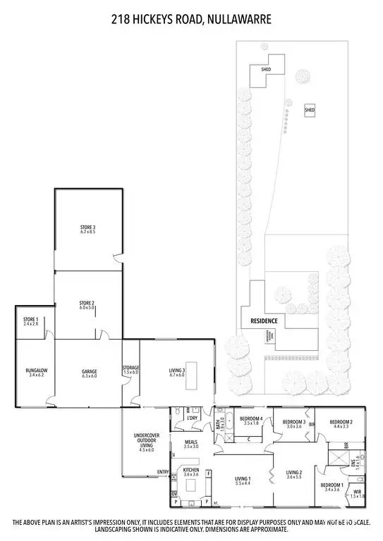 Floorplan of Homely house listing, 218 Hickeys Road, Nullawarre VIC 3268