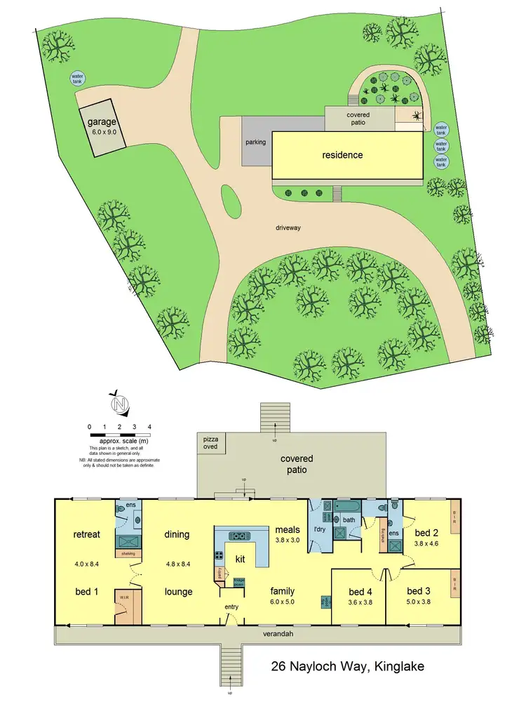 Floorplan of Homely house listing, 26 Nayloch Way, Kinglake VIC 3763