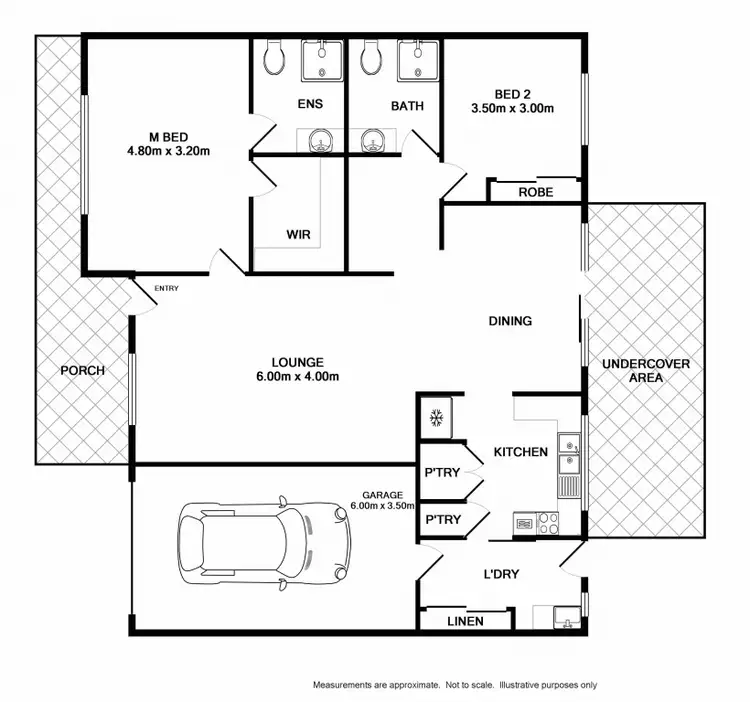 Floorplan of Homely townhouse listing, 21/50-66 ERNE STREET, Mulwala NSW 2647