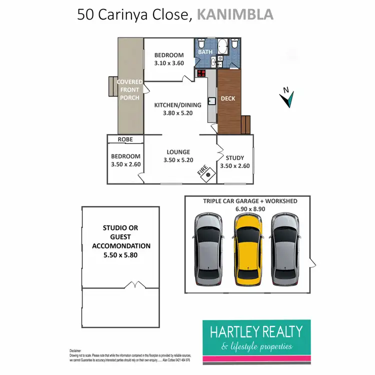 Floorplan of Homely rural property listing, 50 Carinya Close, Kanimbla NSW 2790