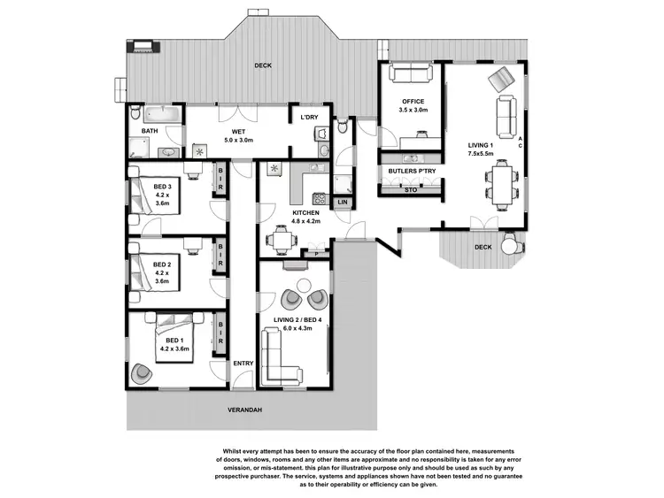Floorplan of Homely house listing, 7915 Hamilton Highway, Tarrington VIC 3301