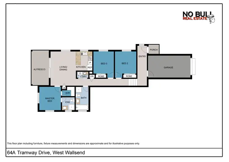 Floorplan of Homely house listing, 64A Tramway Drive, West Wallsend NSW 2286