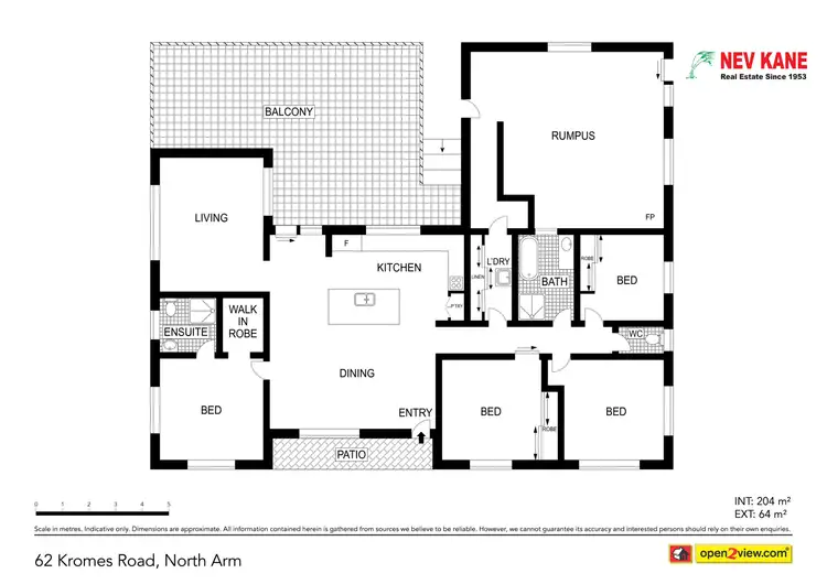 Floorplan of Homely rural property listing, 62 KROMES ROAD, North Arm QLD 4561