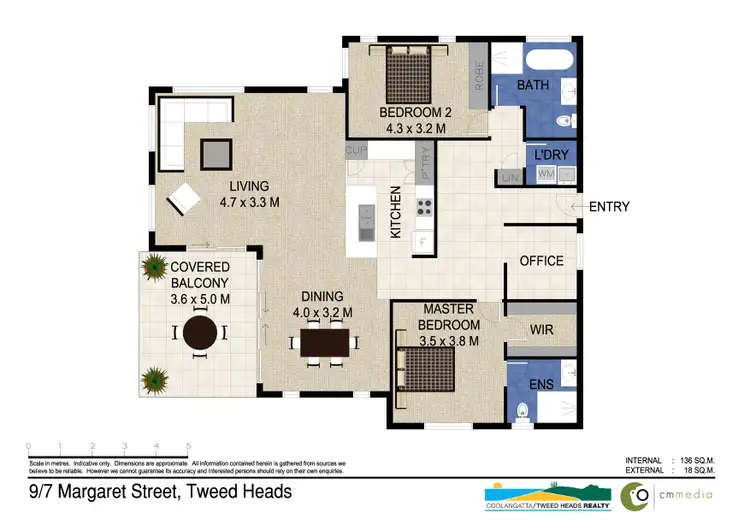 Floorplan of Homely apartment listing, 9/7 Margaret Street, Tweed Heads NSW 2485