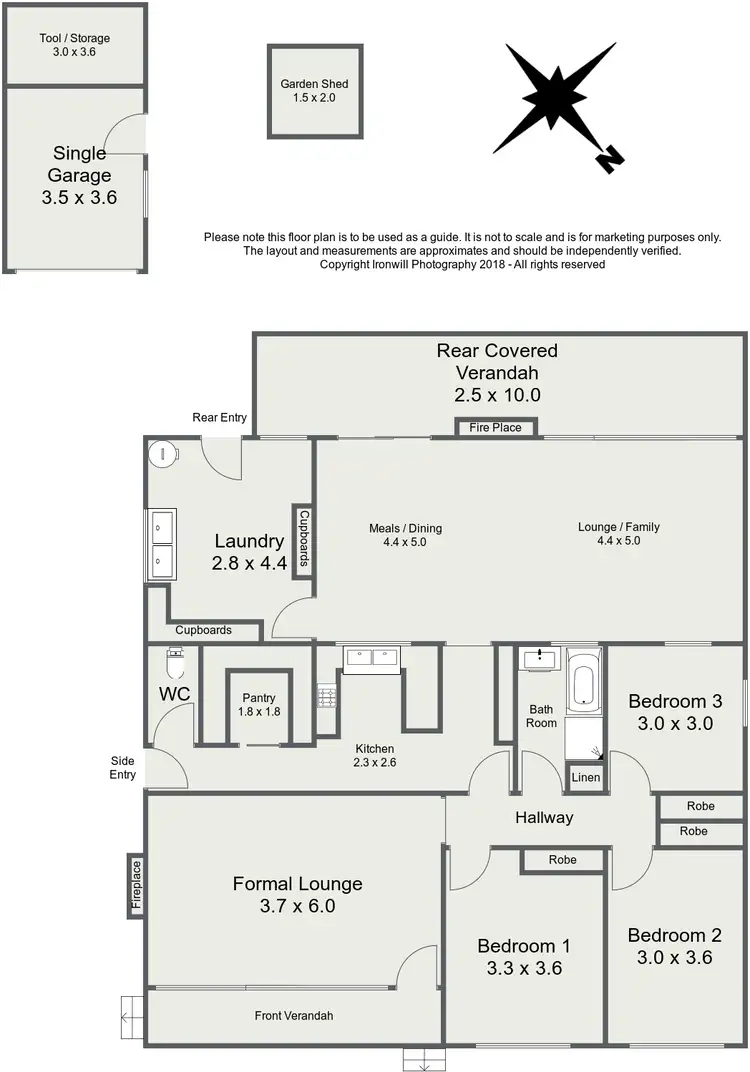 Floorplan of Homely house listing, 20 MONASH TERRACE, Millicent SA 5280