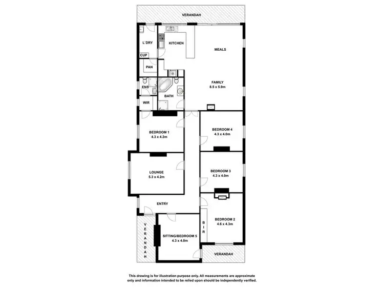 Floorplan of Homely house listing, 21 Canavan Road, Mount Gambier SA 5290