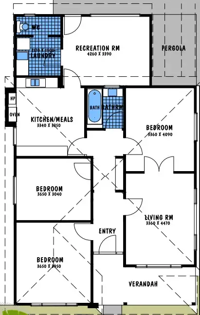 Floorplan of Homely house listing, 50 Waverley Parade, Pascoe Vale South VIC 3044
