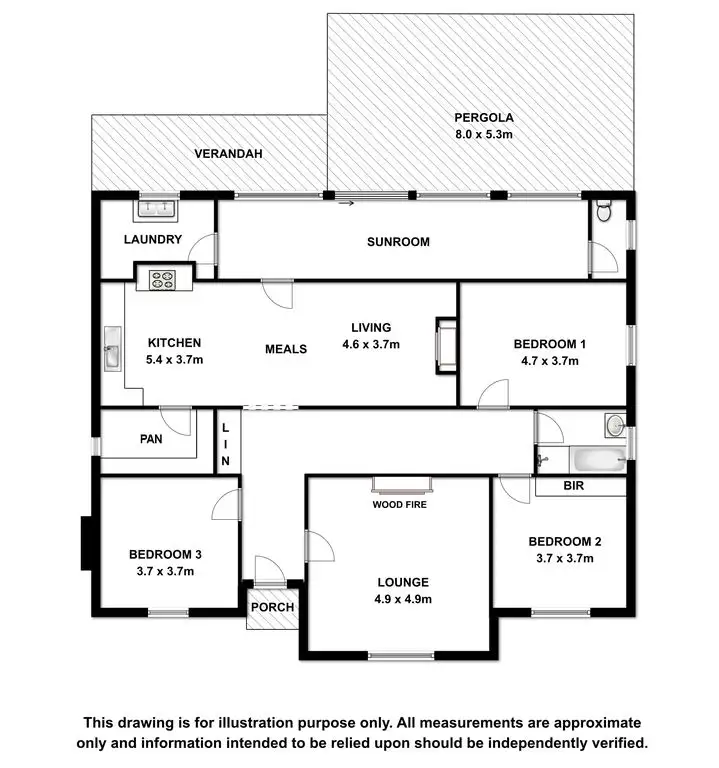 Floorplan of Homely house listing, 408 Mayurra Road, Millicent SA 5280