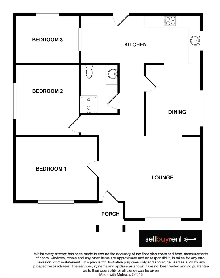 Floorplan of Homely house listing, 94 TARAKAN STREET, Wodonga VIC 3690