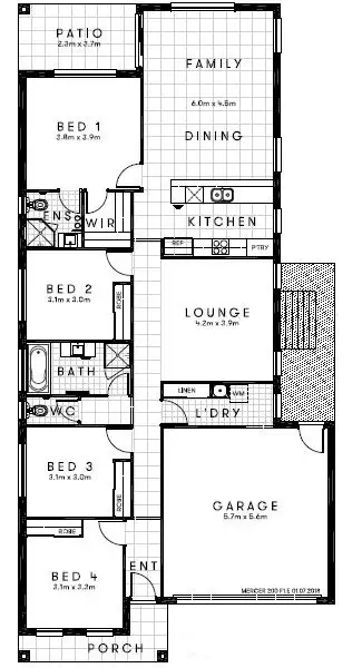 Floorplan of Homely house listing, Address available on request