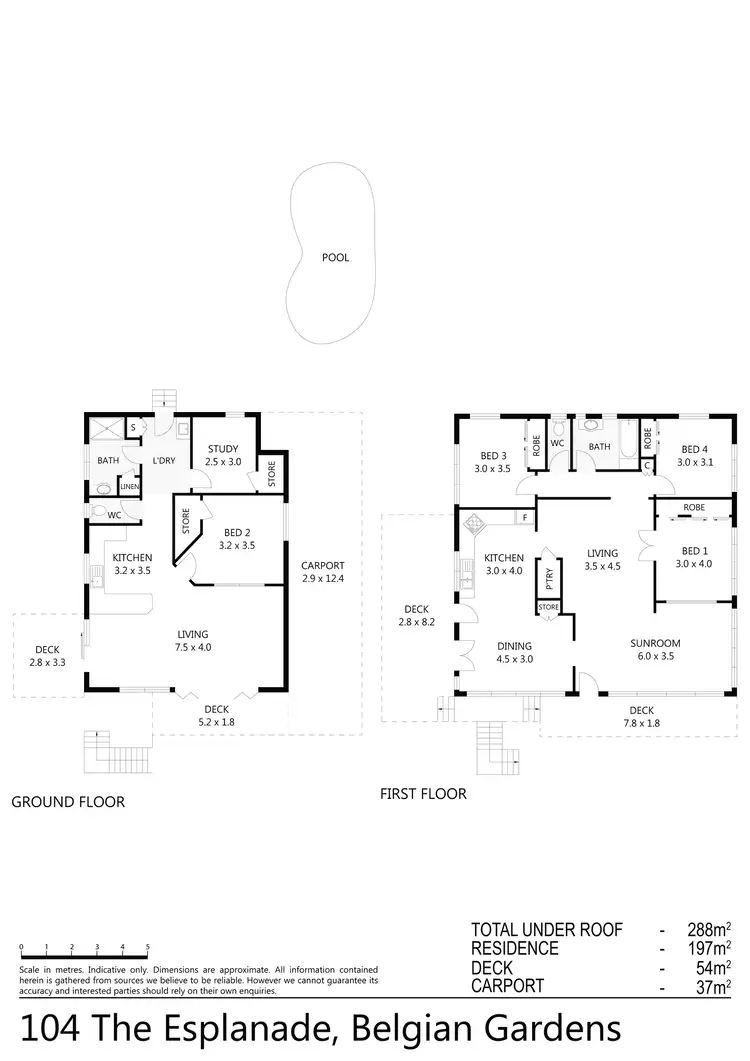 Floorplan of Homely house listing, 104 The Esplanade, Belgian Gardens QLD 4810
