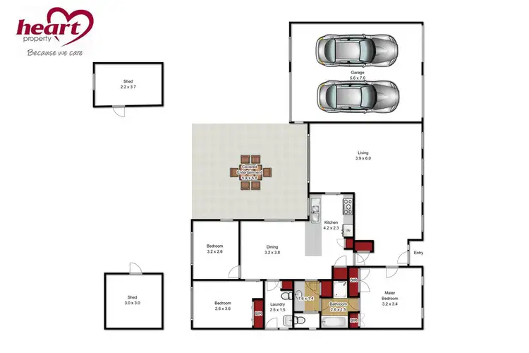Floorplan of Homely house listing, 27 Montgomery Street, Sale VIC 3850